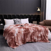 Patura pufoasa cocolino degrade pentru pat dublu, 200 x 230 cm