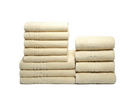 Set 12 Prosoape Maini/Fata/Corp, Bumbac 100%, 550g/m²