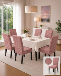 Set 6 huse de scaun ,model abstract elegant,jacquard