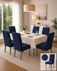 Set 6 huse de scaun ,model abstract elegant,jacquard