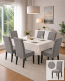 Set 6 huse de scaun ,model abstract elegant,jacquard