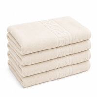Set 4 Prosoape de Baie si de Fata, 500g/m², model Grecesc,50x90