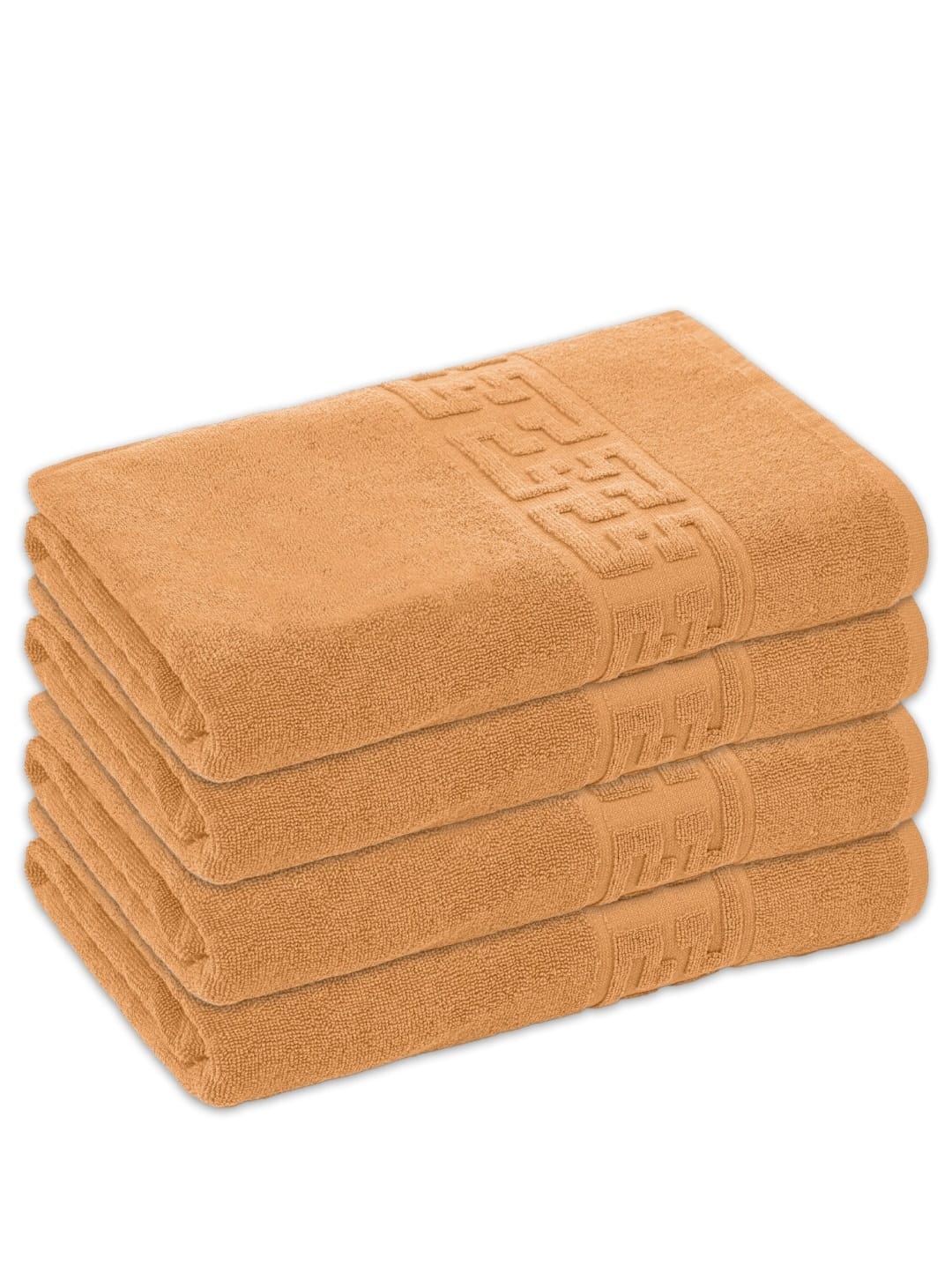 Set 4 Prosoape de Baie si de Fata, 500g/m², model Grecesc,50x90