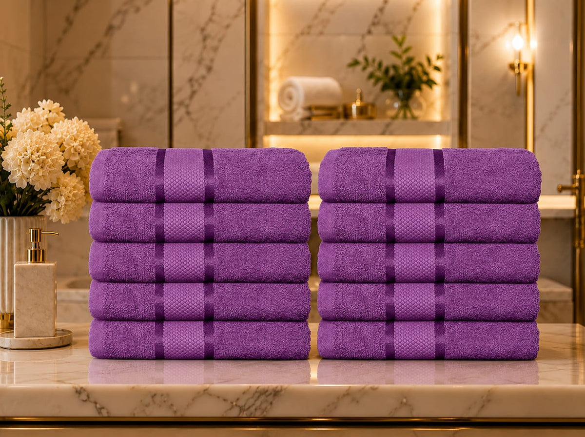 Set 10 Prosoape Bumbac 100% 420 GSM 50×90 CM
