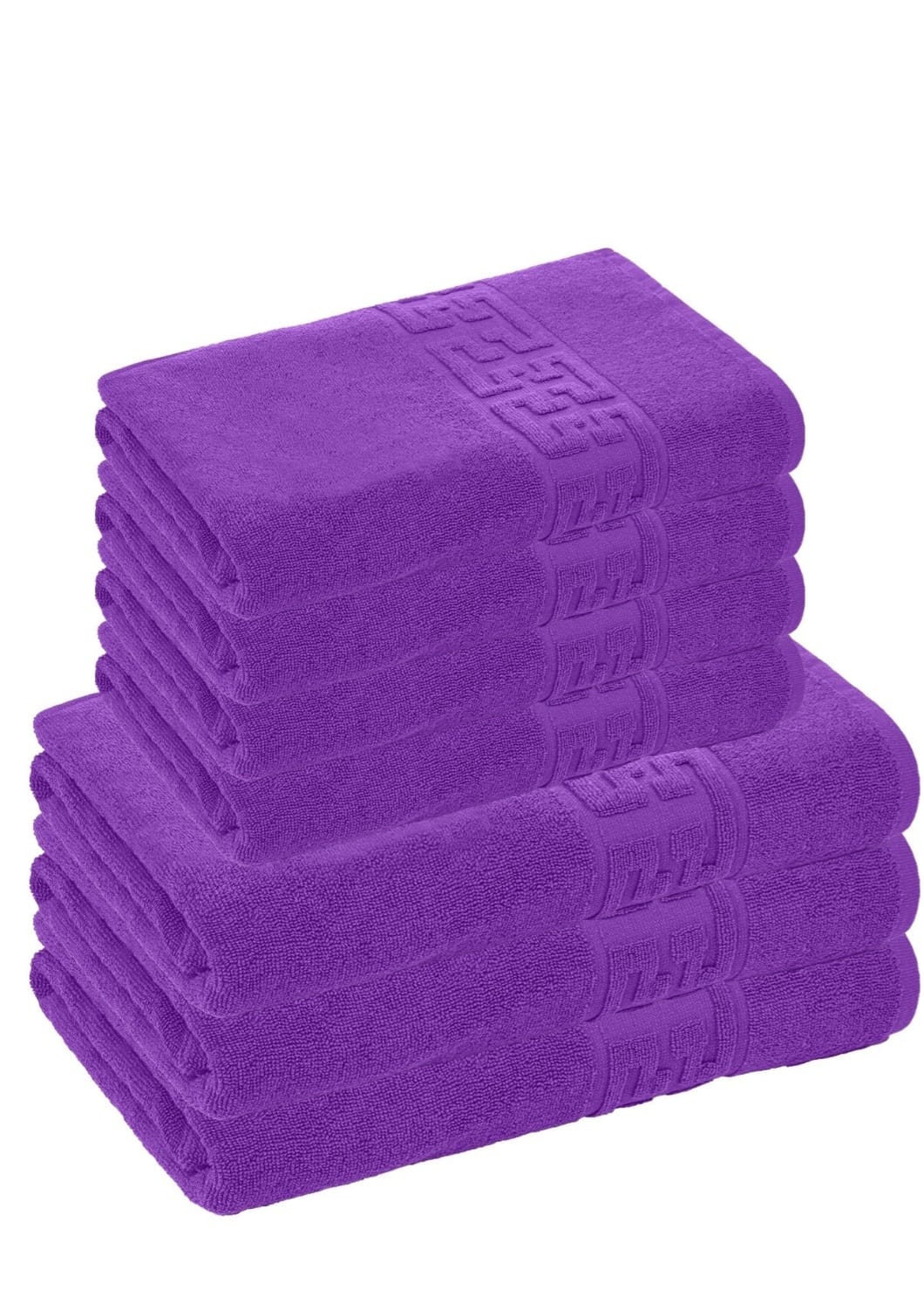Set 7 Prosoape, Bumbac 100%, 550g/m²