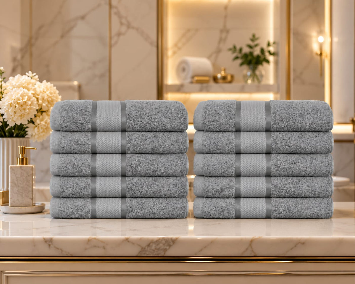 Set 10 Prosoape Bumbac 100% 420 GSM 50×90 CM